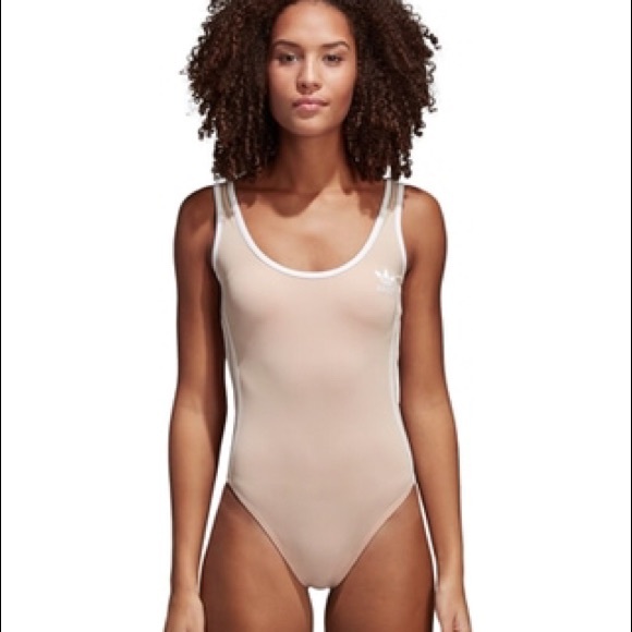adidas pink bodysuit